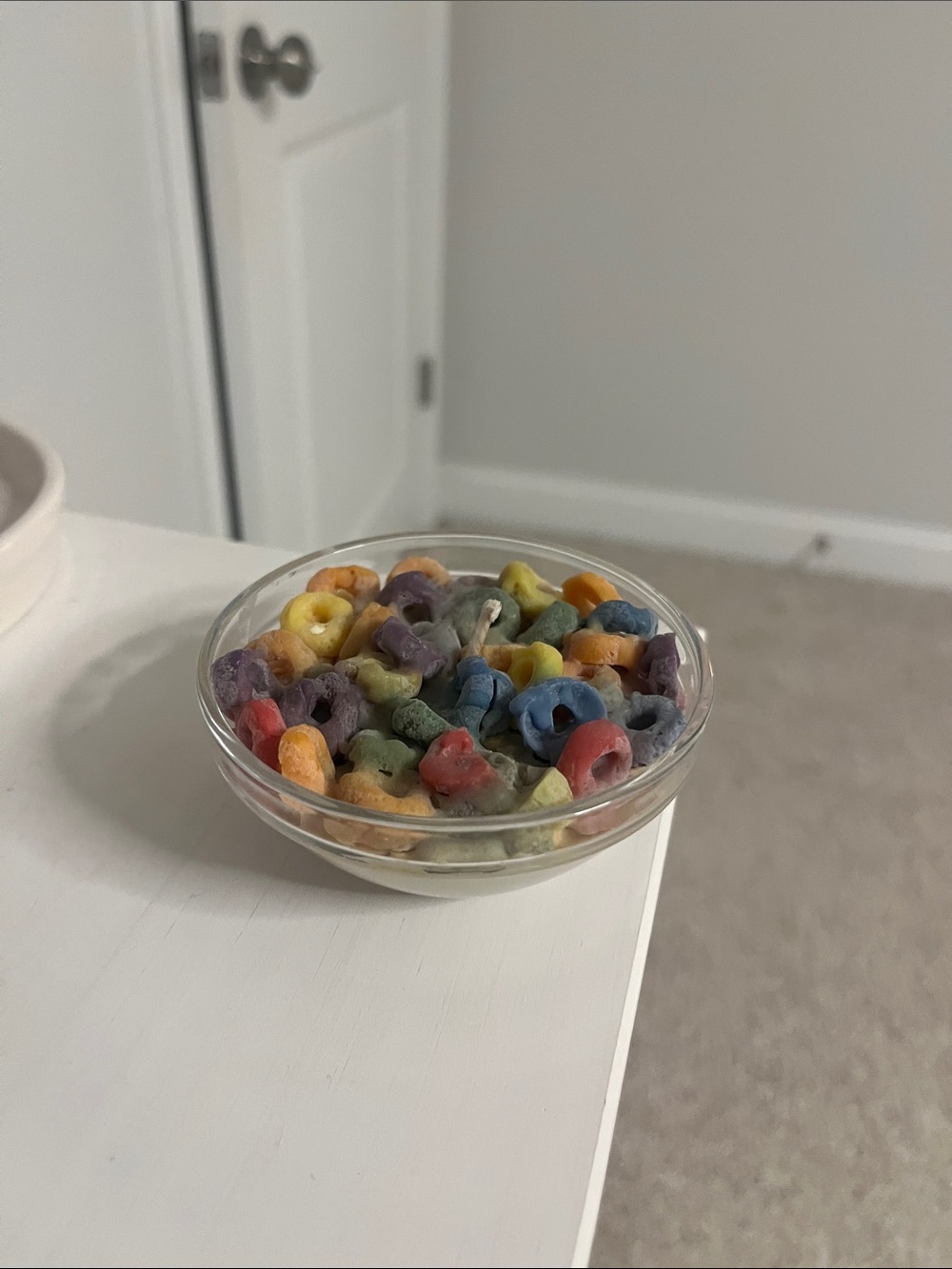 Colorful Cereal Bowl - Multicolor Breakfast Cereal Candle